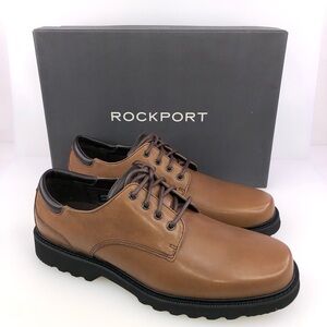 Rockport Northfield Water Resistant Brown Shoes Size 12